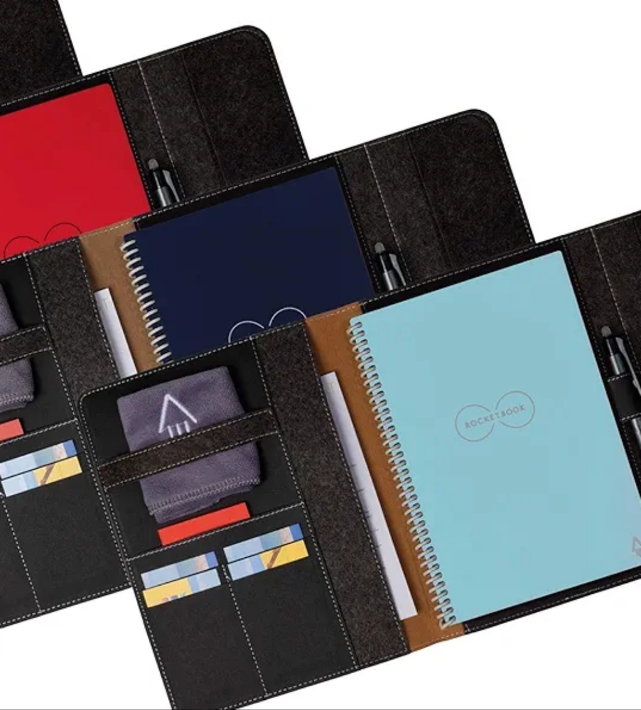 Rocketbook Core Smart Notebook and Flip Capsule Folio Cover
